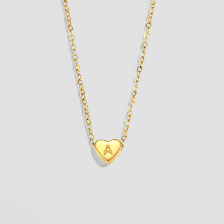 Hart™ | Ketting met Hartvormige Hanger en Initiaal