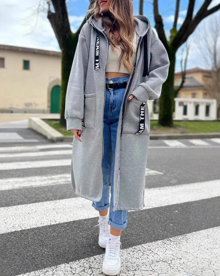 Marina - Sudadera larga con capucha