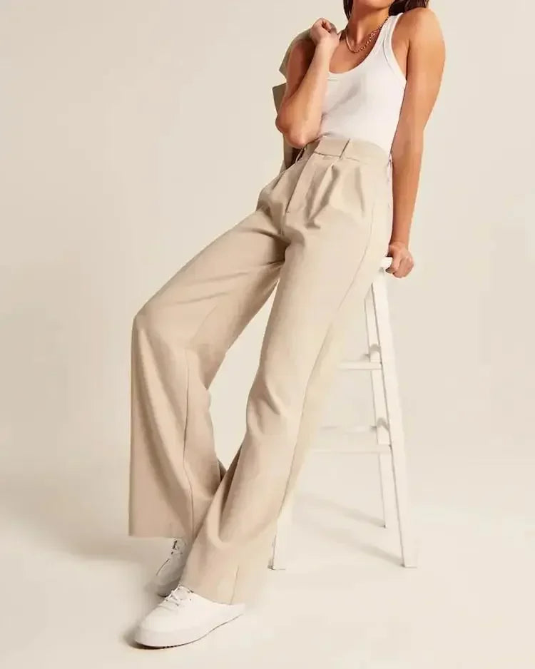 Lucia Beige Tailored Broek