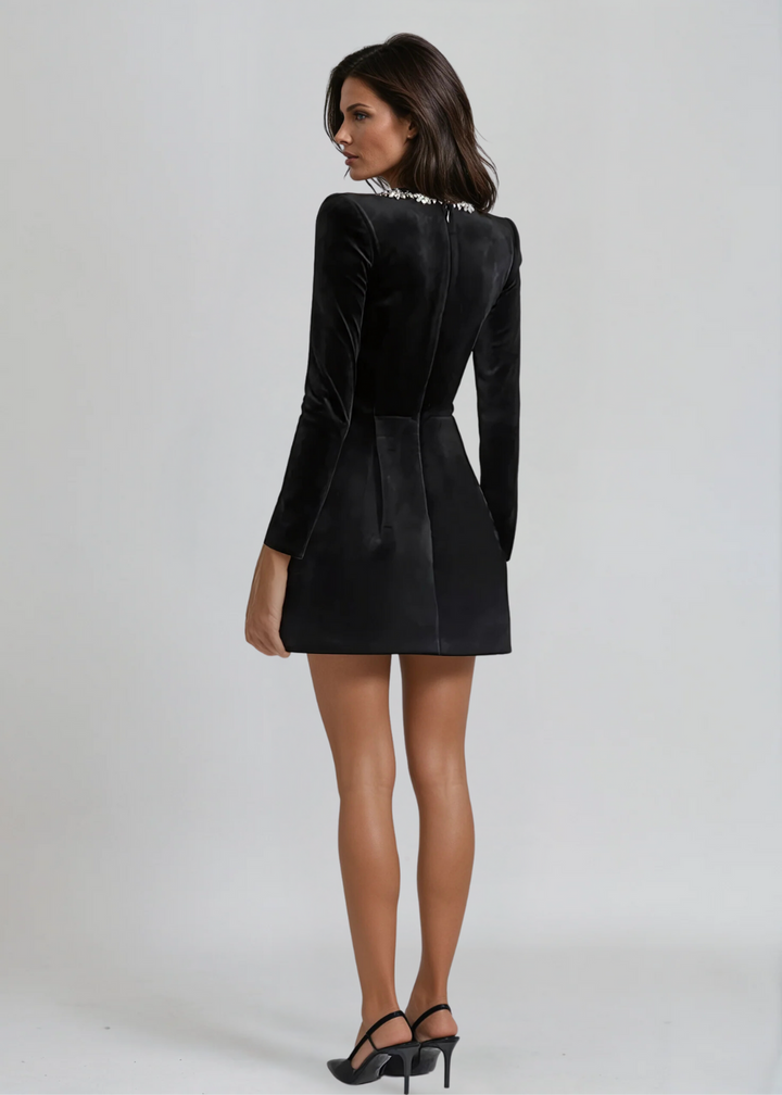 Violet | Velvet Mini Dress