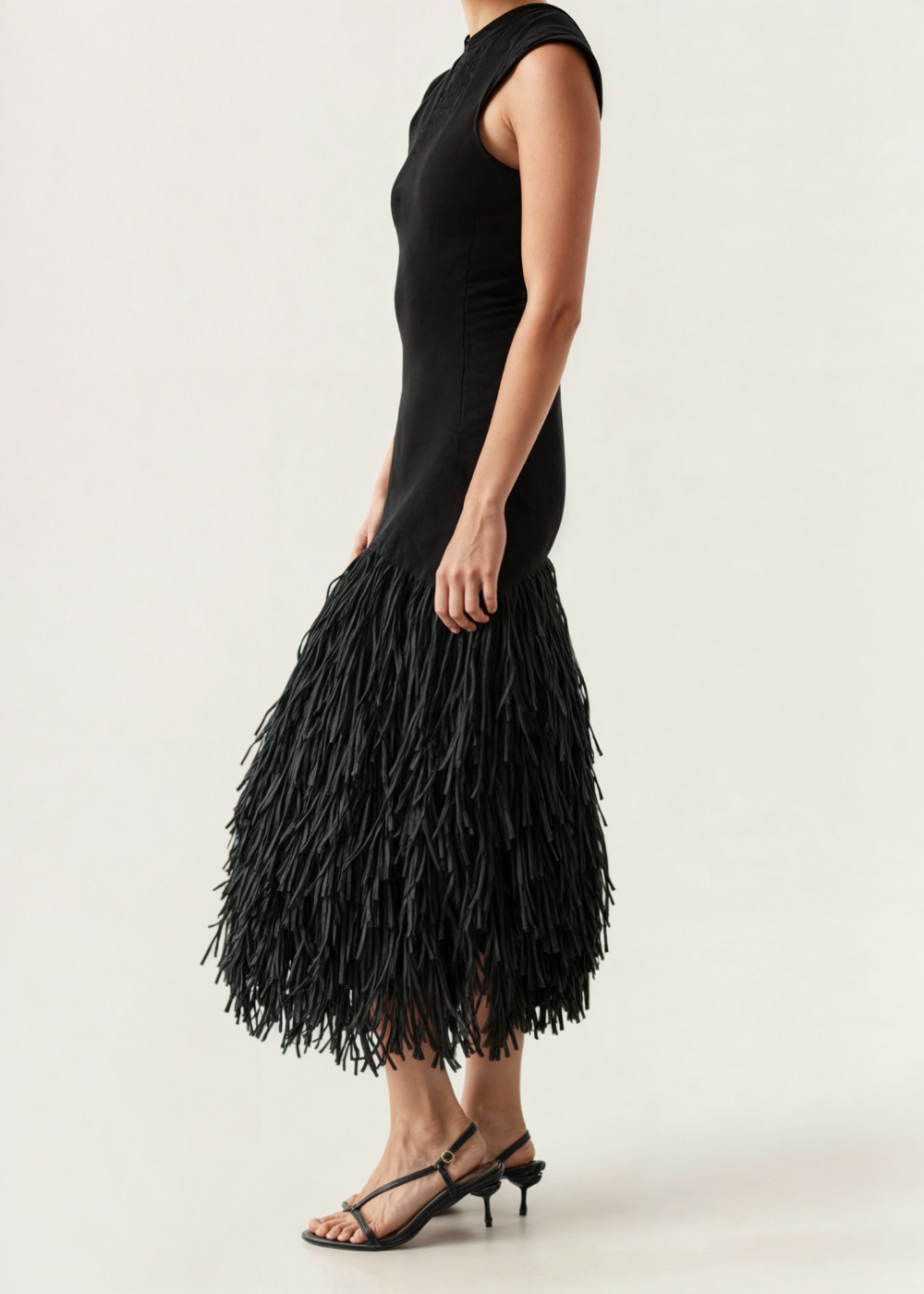 Piper | Maxi Dress with Fringes