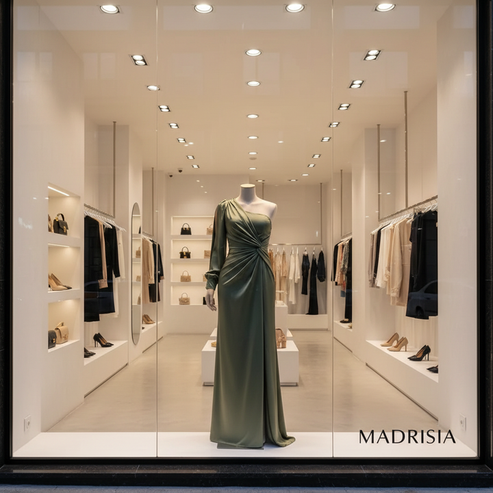 Isabela - Vestido de Gala Asimétrico