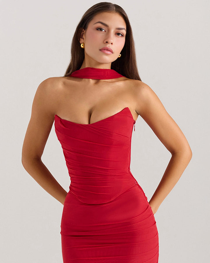 Malu – Vestido Rosa de Encanto Natural