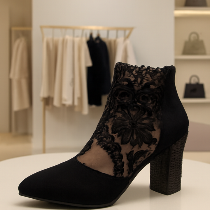 Isabel - Tacones altos de encaje