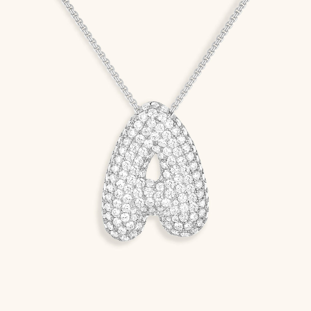 Bubble™ | Diamant Initialen Ketting