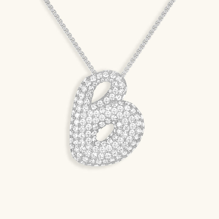 Bubble™ | Diamant Initialen Ketting