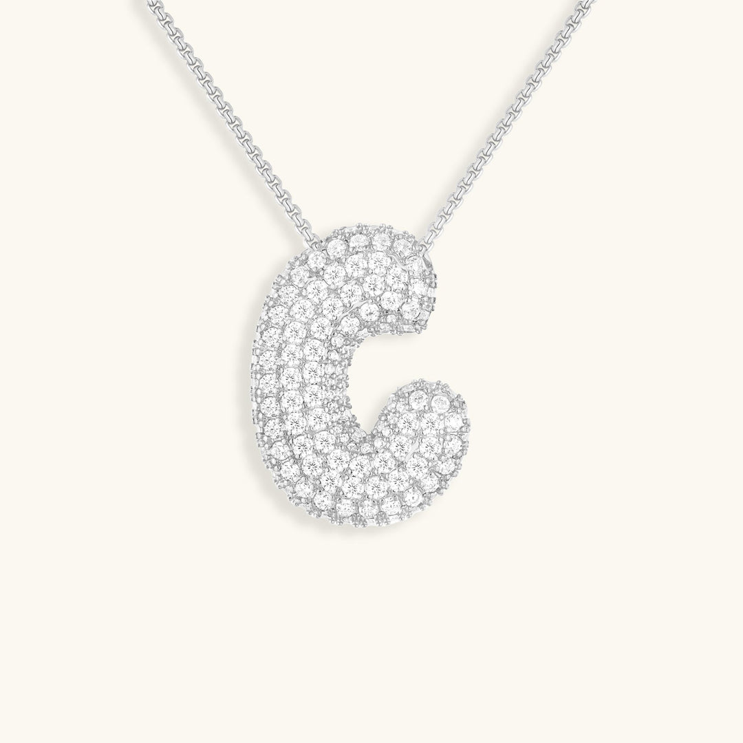 Bubble™ | Diamant Initialen Ketting