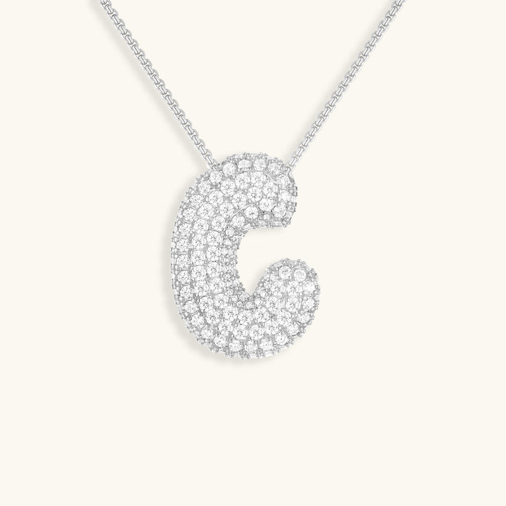 Bubble™ | Diamant Initialen Ketting