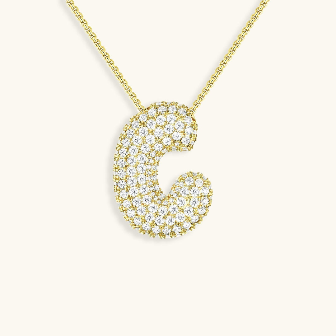 Bubble™ | Diamant Initialen Ketting