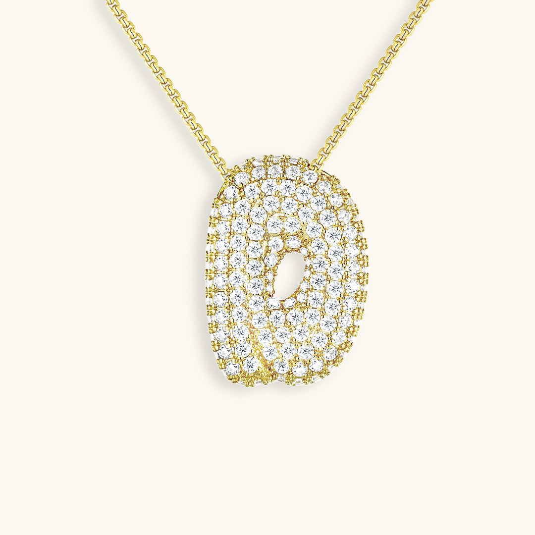 Bubble™ | Diamant Initialen Ketting