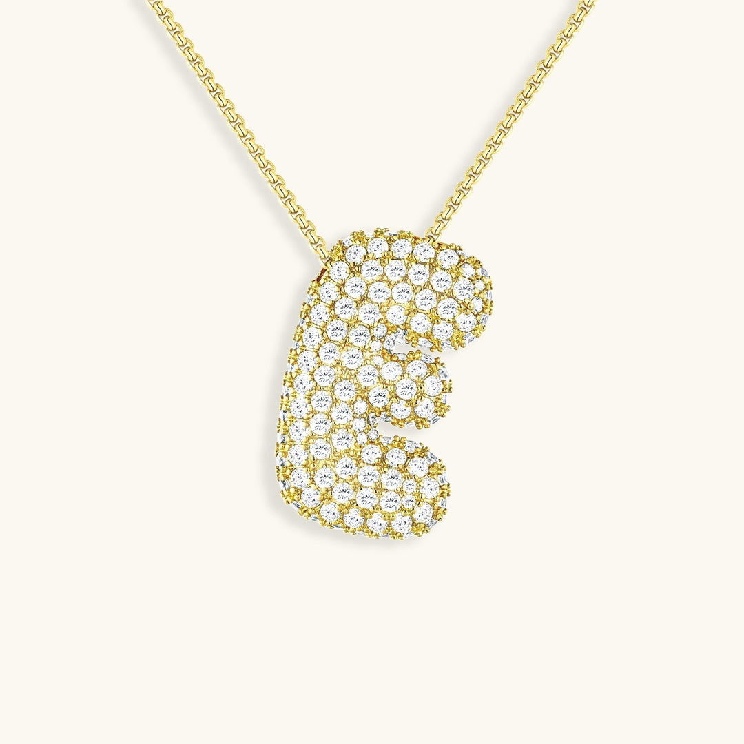 Bubble™ | Diamant Initialen Ketting