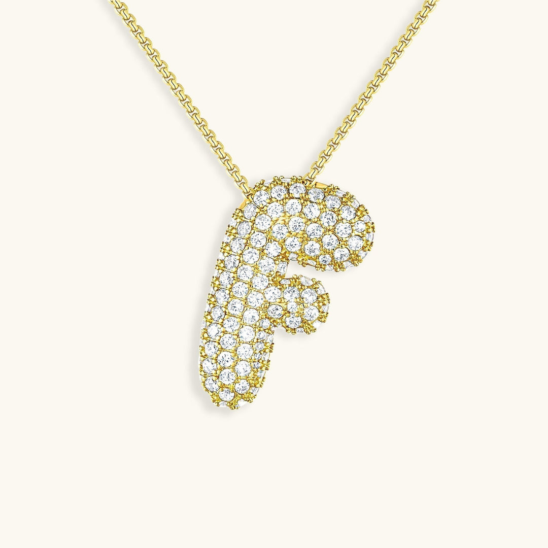 Bubble™ | Diamant Initialen Ketting