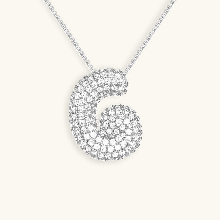 Bubble™ | Diamant Initialen Ketting