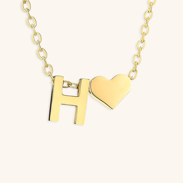 Ria™ | Hartvormige Ketting met Initialen