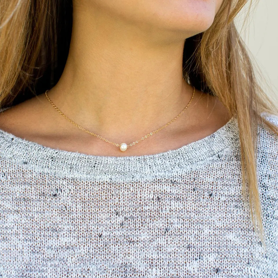 Marianne™ | Parelketting - Elegant Pearl Necklace