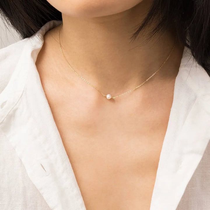 Marianne™ | Parelketting - Elegant Pearl Necklace