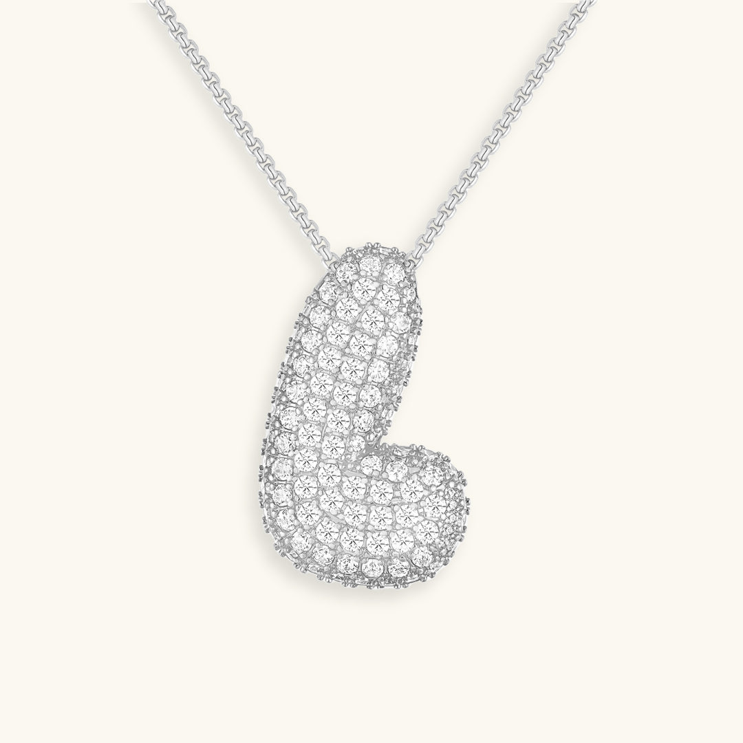 Bubble™ | Diamant Initialen Ketting