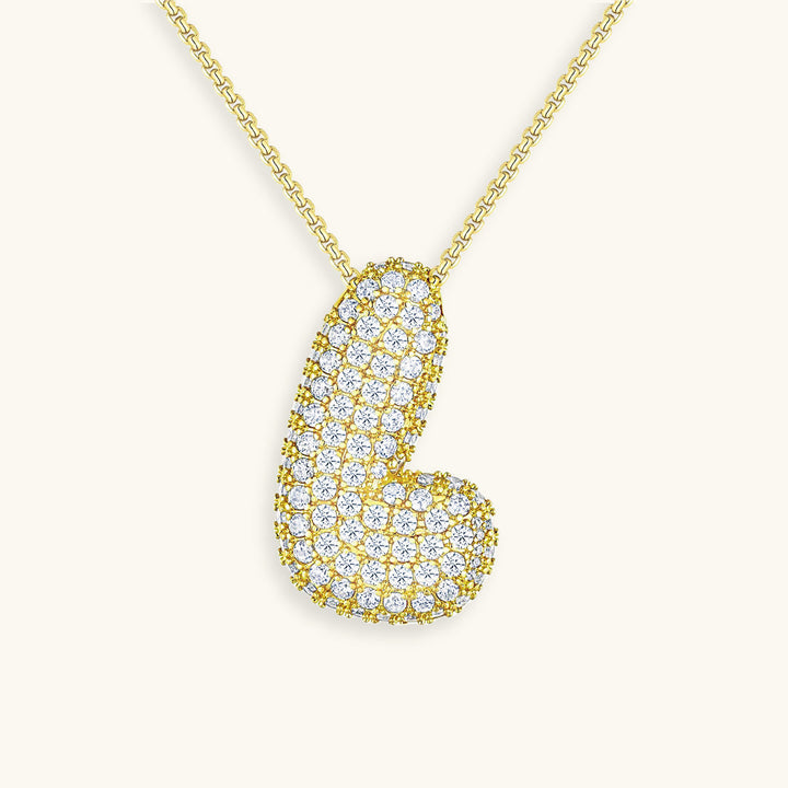 Bubble™ | Diamant Initialen Ketting