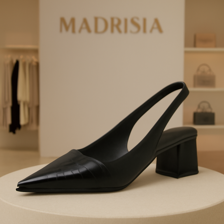 Olga - Zapatos con tacón cuadrado elegante