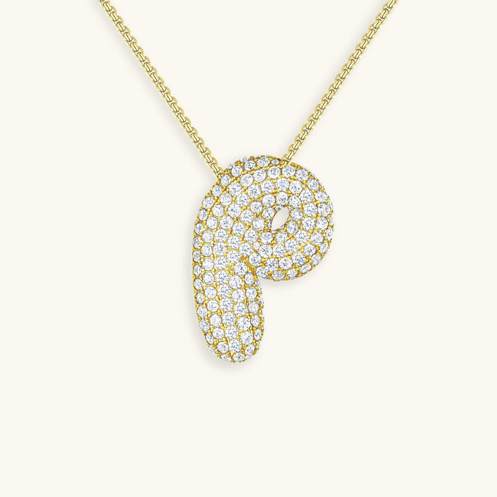 Bubble™ | Diamant Initialen Ketting