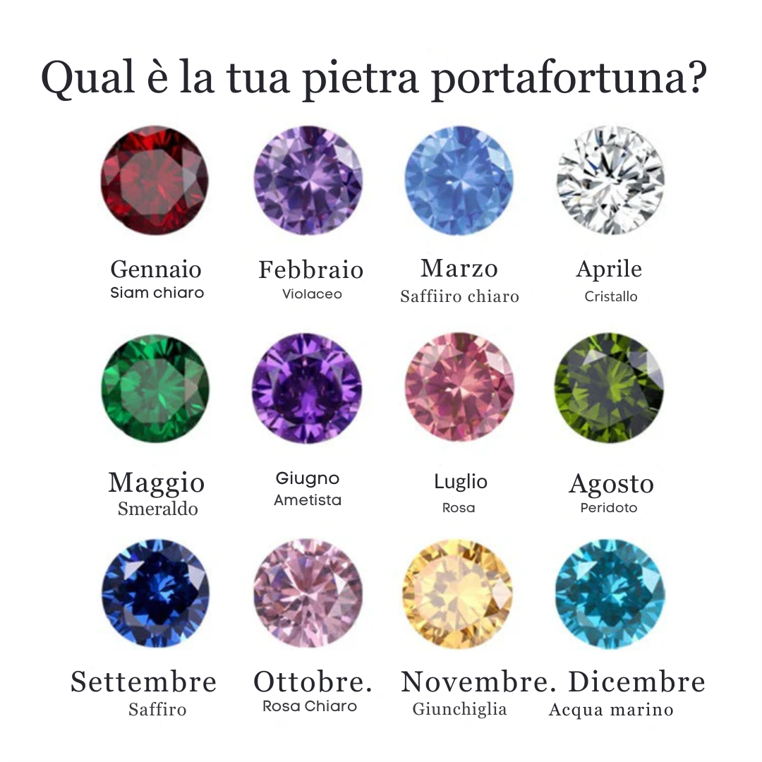 Amela™ | Ketting met Geboortesteen