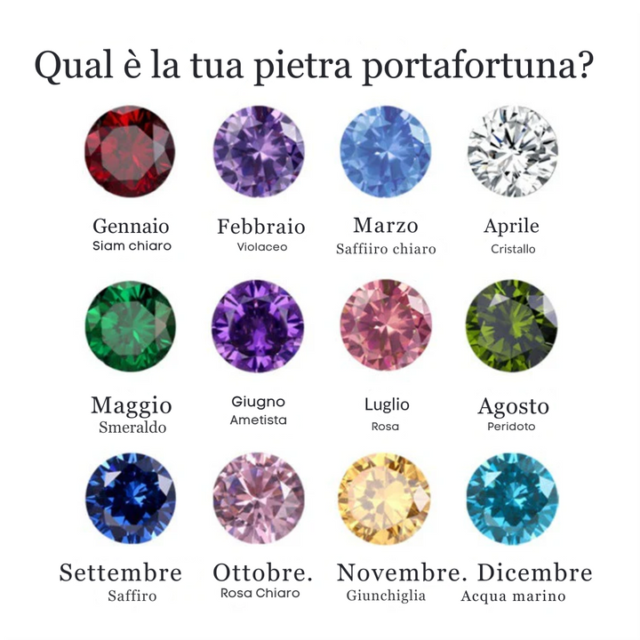 Amela™ | Ketting met Geboortesteen