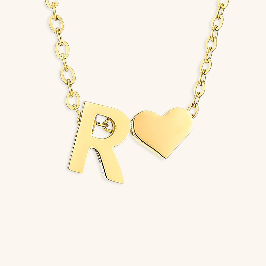 Ria™ | Hartvormige Ketting met Initialen