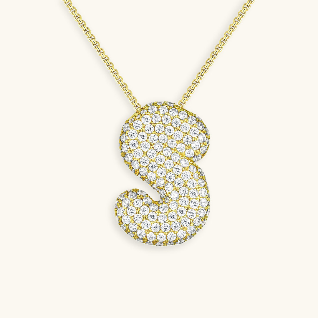 Bubble™ | Diamant Initialen Ketting