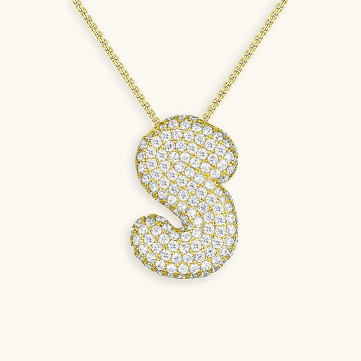 Bubble™ | Diamant Initialen Ketting