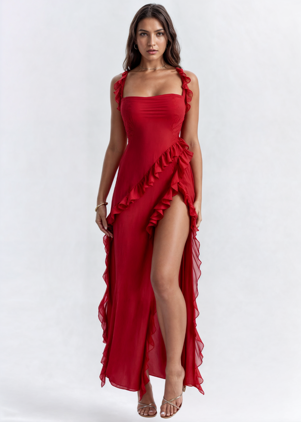 Sofia | Elegante jurk met uitsnijding aan de zijkant