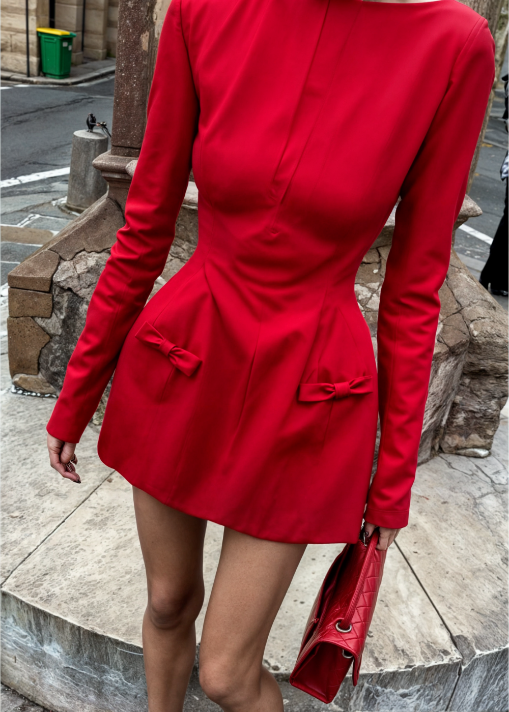 Isadora | Strik Splice Mini Dress