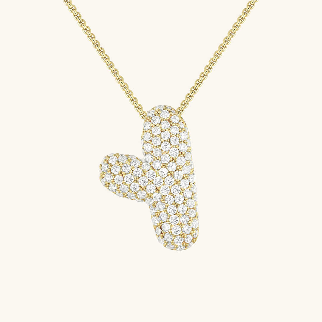 Bubble™ | Diamant Initialen Ketting