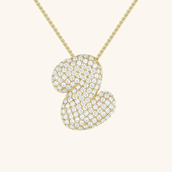 Bubble™ | Diamant Initialen Ketting