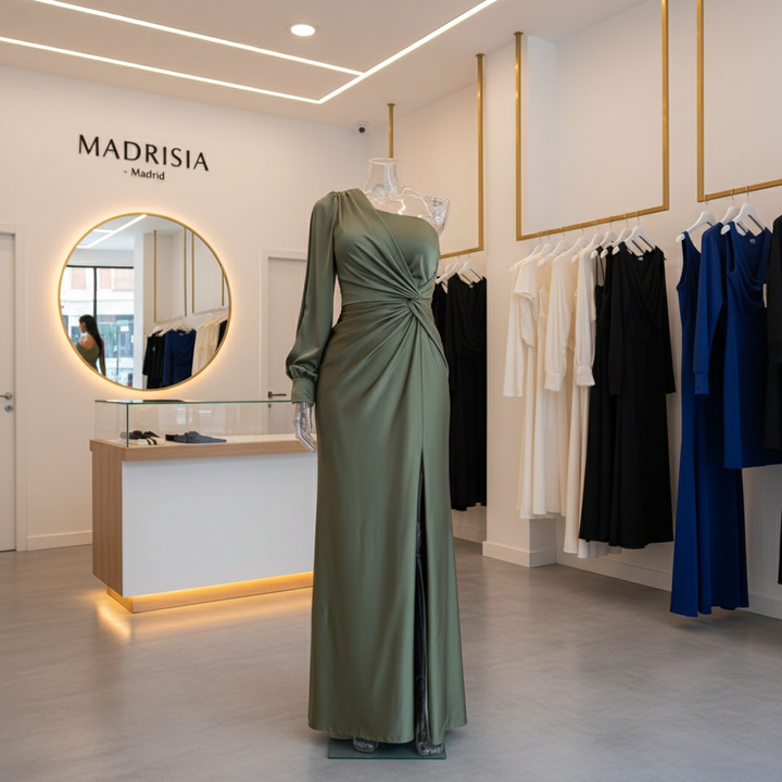 Isabela - Vestido de Gala Asimétrico