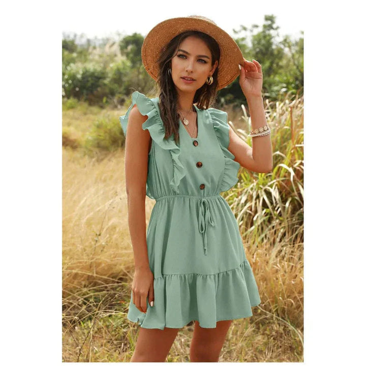 Fiene™- Vestido Bohemio Verde