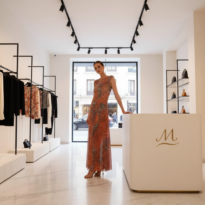 Ariadna - Body elegante con falda larga