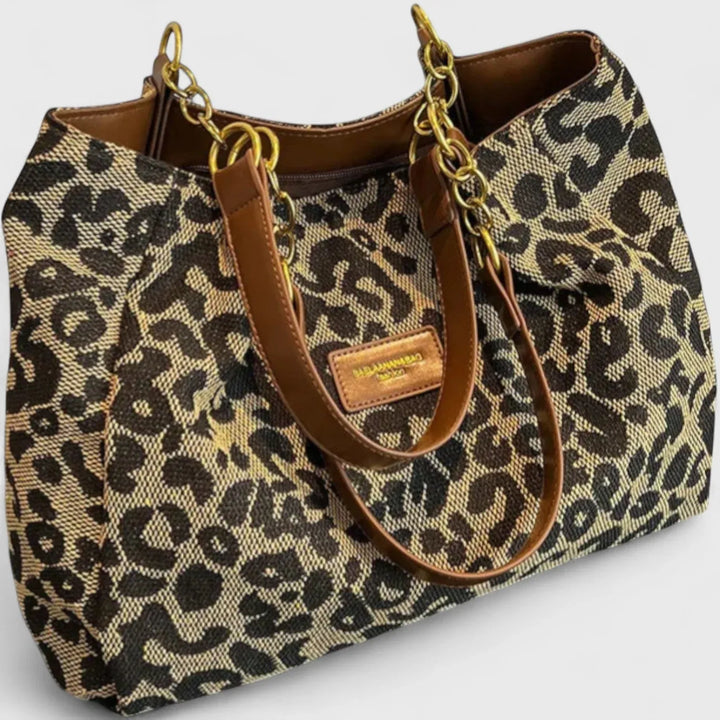 Valeria - Bolso con elegante estampado de leopardo