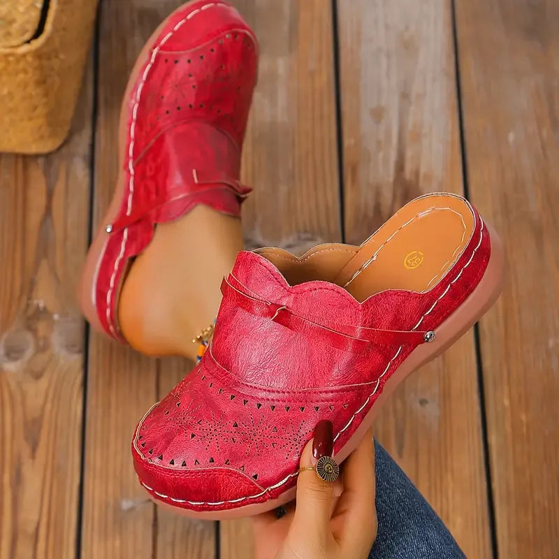 Amelia - Zuecos cómodos con diseño artesanal