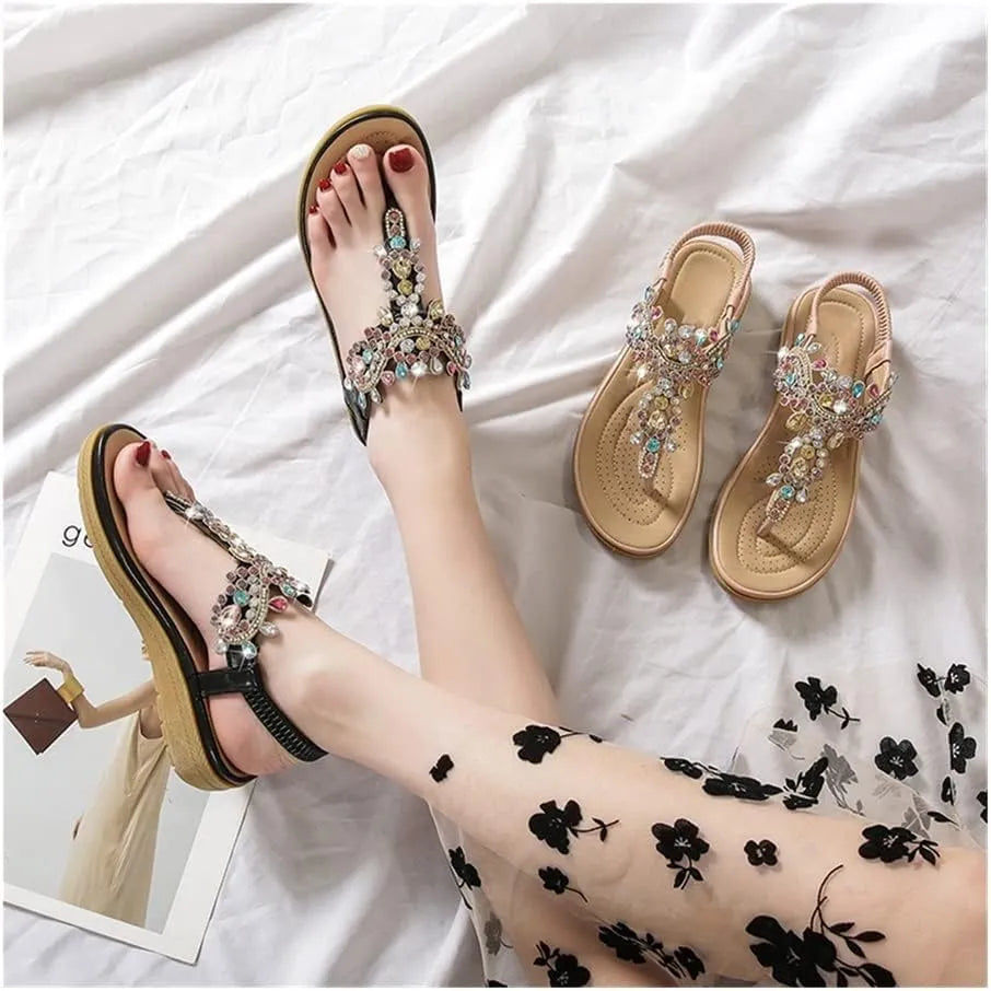 Esmeralda - Sandalias joya con diseño artesanal