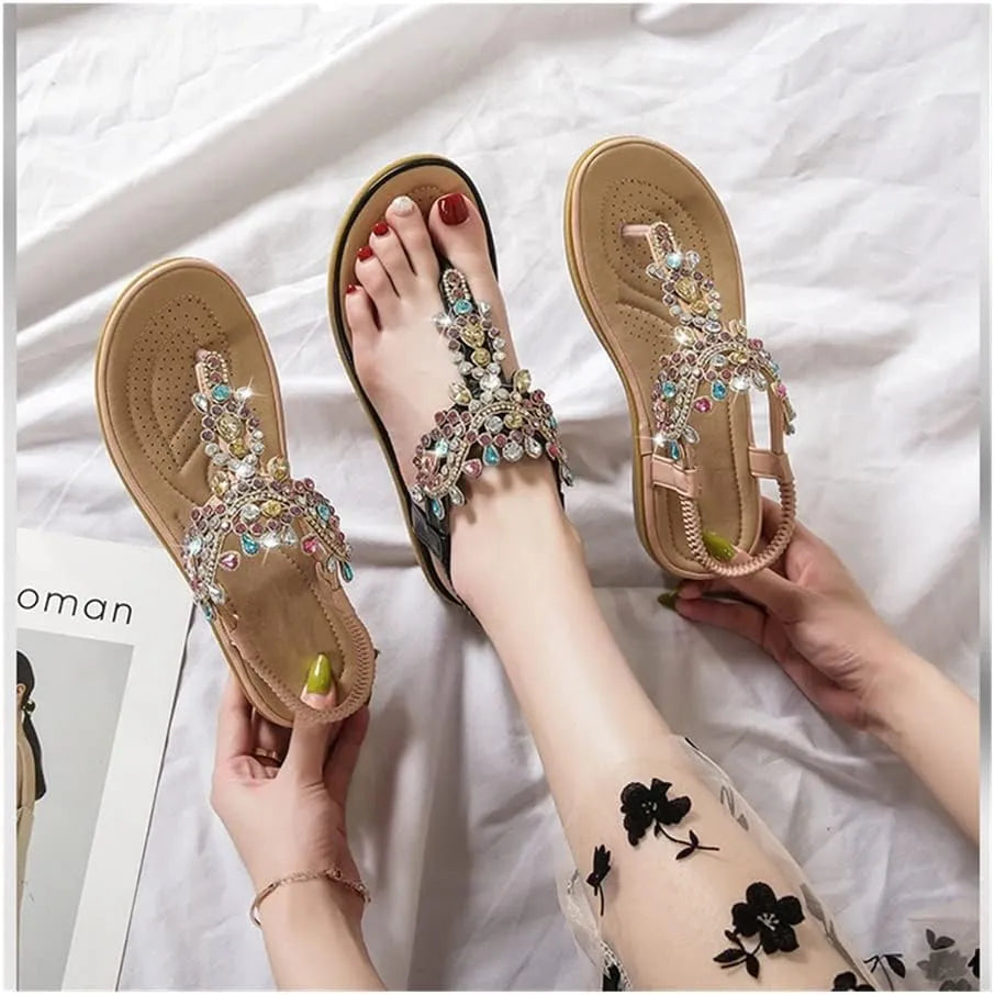 Esmeralda - Sandalias joya con diseño artesanal