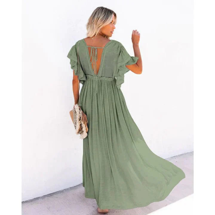 Puck™ - Maxi Verde Ibiza Vestido de Playa