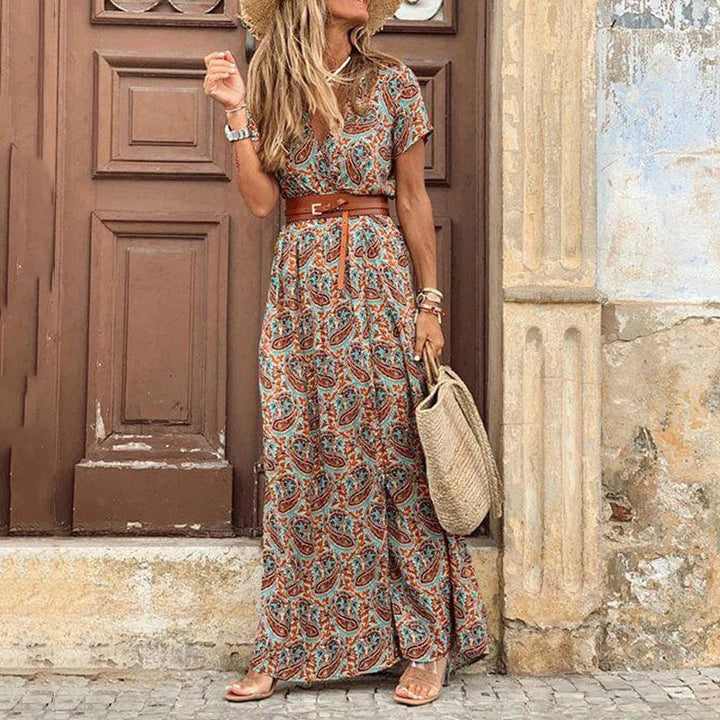 Sanne™ - Maxi Ibiza Dress - Incluye cinturón