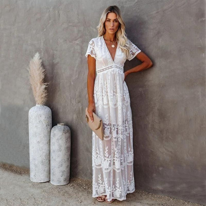Aniek™ - Vestido Maxi de Encaje Ibiza